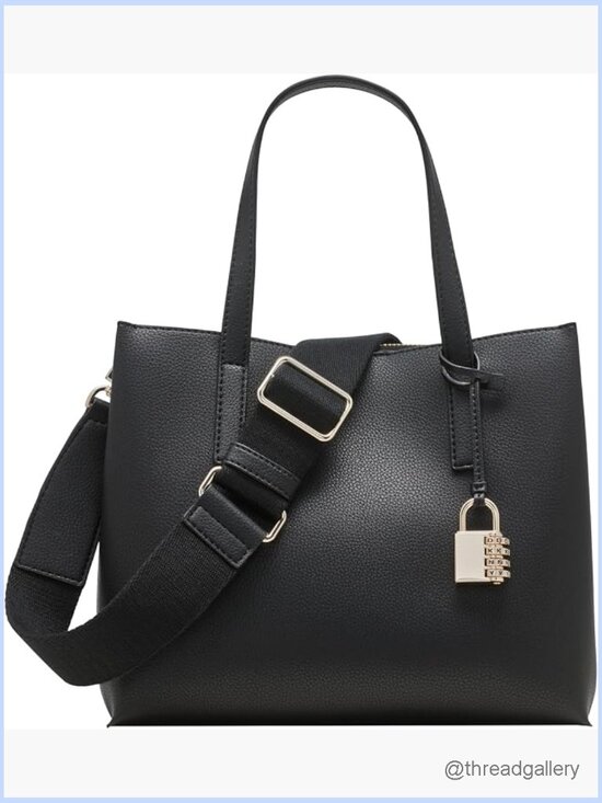 Handbags - Medium Satchel Womens Crossbody Faux Leather Top Handle Bag Purse